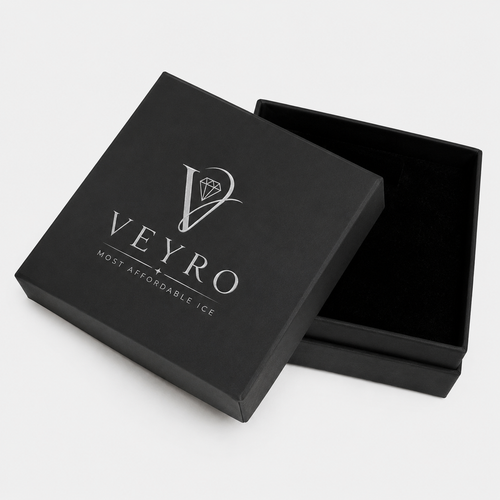 Veyro 14k Gold-Plated Solitaire Butterfly Back Lab-Created Moissanite Stud Earring